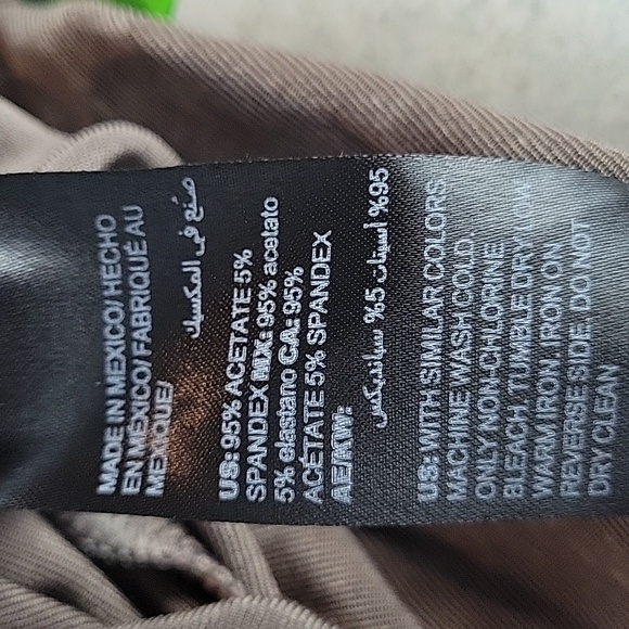 Chico's travelers taupe brown tunic top size 1= 8/10 - Picture 5 of 6